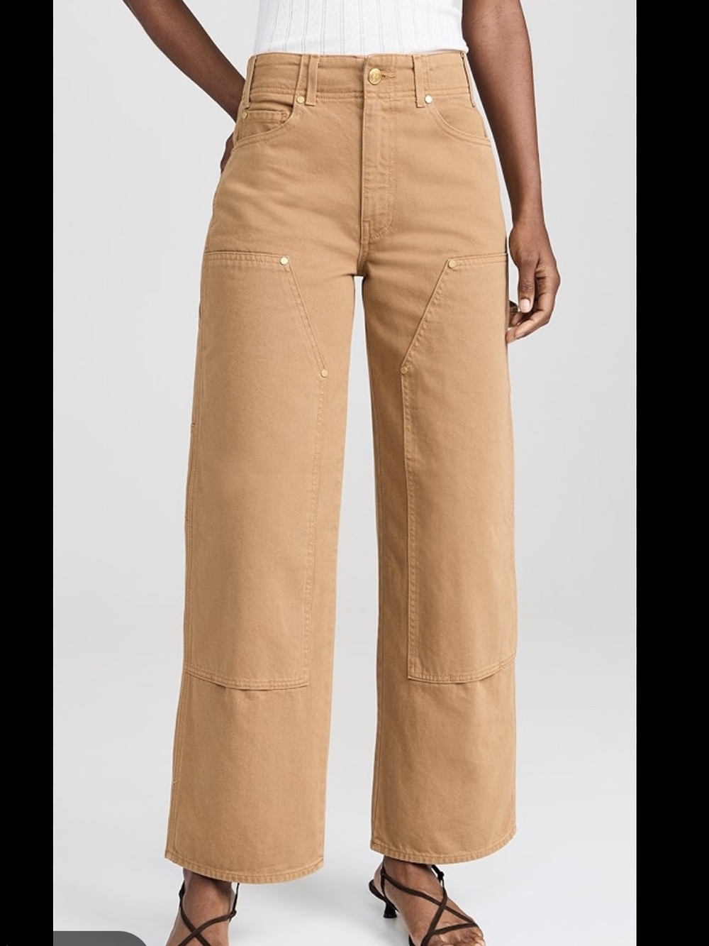 Ulla Johnson Olympia Jeans in Tan Size 27